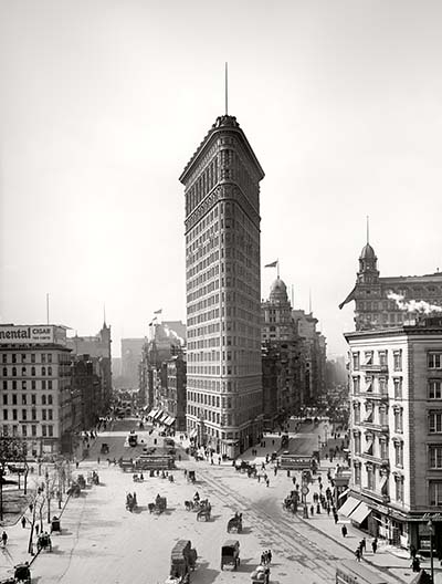 ניו יורק   flatiron  building   -  new york